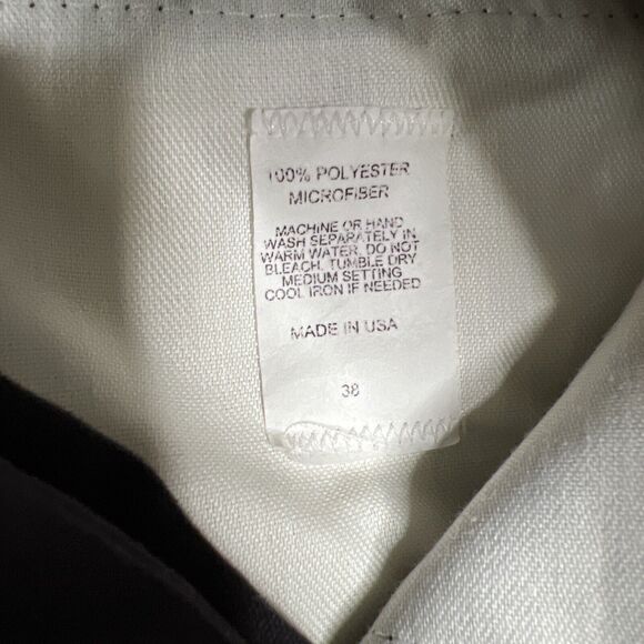 Norm Thompson Chino Casual Pleated Shorts Men's Size 38 Black 8" Length Golf - Picture 3 of 8